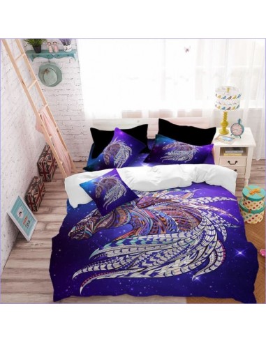 Housse de Couette Cheval Dessin Violet acheter