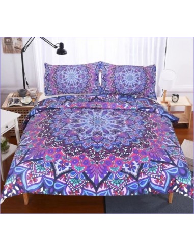 Housse de Couette Mandala - Kaléidoscope Violet Voir les baskets