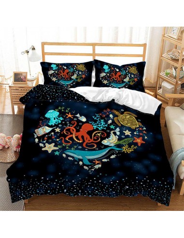 Duvet cover ocean animals en linge