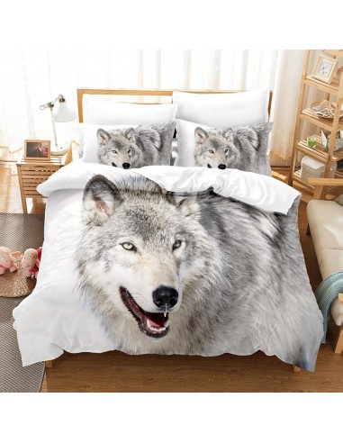 White Croc Wolf Duvet Cover en ligne