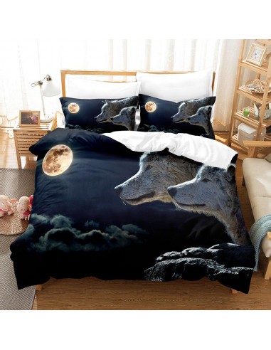 Duvet cover Wolf Night meilleur choix