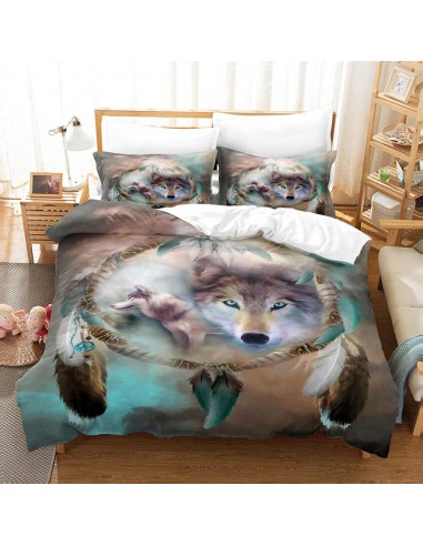 Wolf duvet cover catches dream s'inspire de l'anatomie humaine