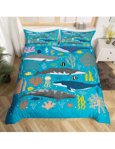 Fish whale duvet cover prix pour 