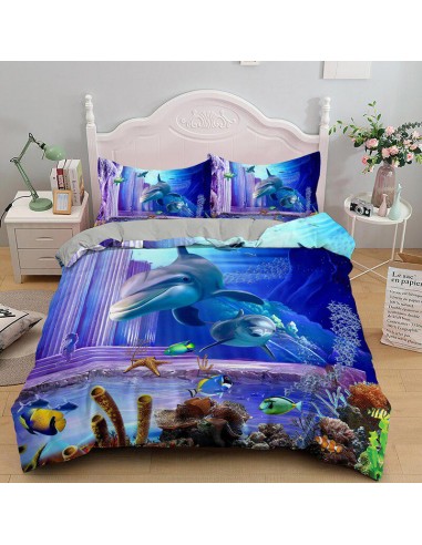 Dauphin duvet cover aquarium pour bénéficier 