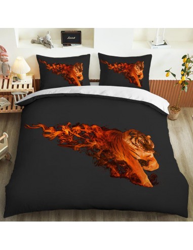 Tiger Fire Duvet Cover paiement sécurisé