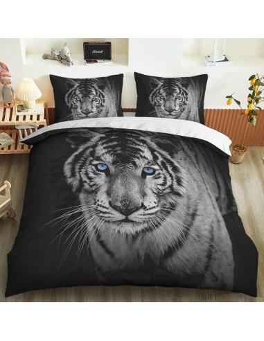 White tiger duvet cover eyes pas cher