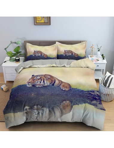 Tiger animals duvet cover hantent personnes