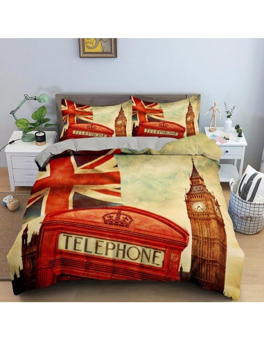 London Duvet Cover Telephone livraison gratuite