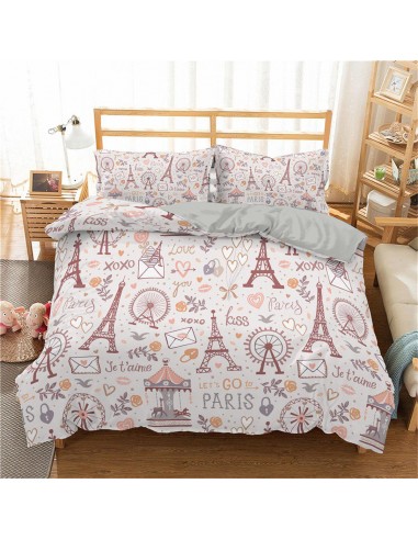 Paris Love Duvet Cover Par le système avancé 