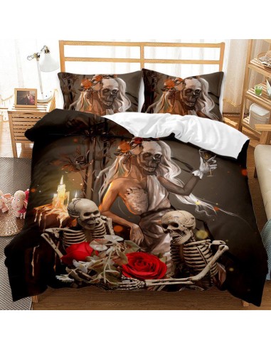 Live skeleton duvet cover livraison et retour toujours gratuits