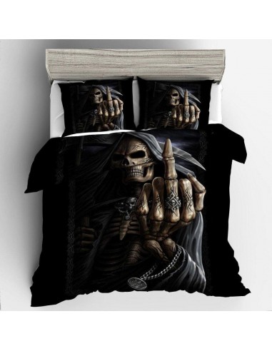 Faucheuse skeleton duvet cover en stock