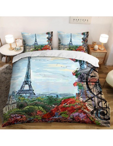 Duvet cover Paris Tour Eiffel pour bénéficier 