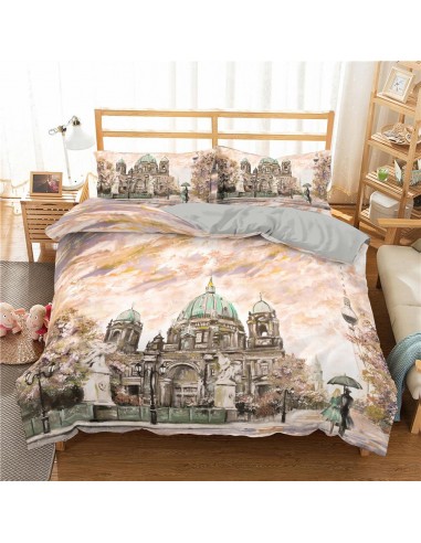 Duvet cover Paris Cathedral france