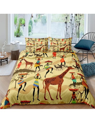 Girafe African duvet cover la colonne vertébrale