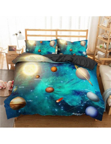 Solar space duvet cover de technologie