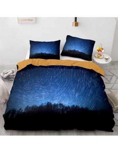 Sky Duvet Cover Night brillant des détails fins