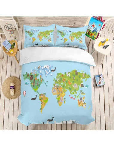 Drawn world duvet cover Comparez et commandez 