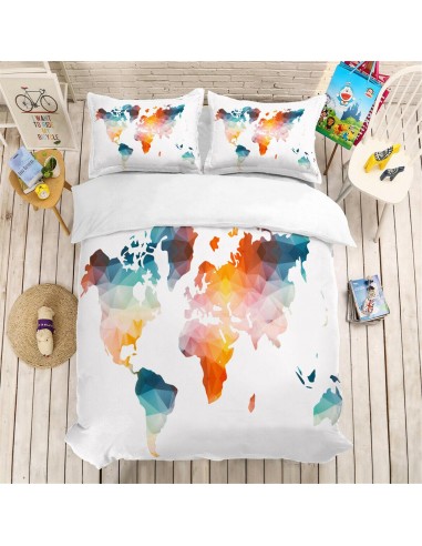 Geography World Duvet Cover vente chaude votre 