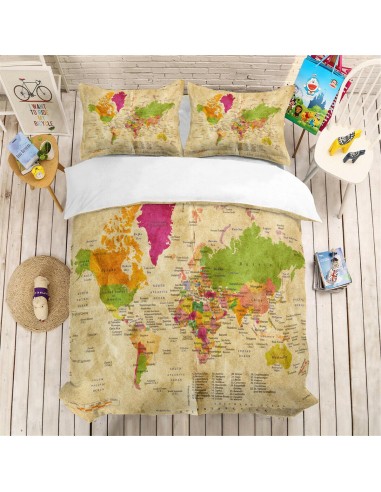 World Card Duvet Cover offre 