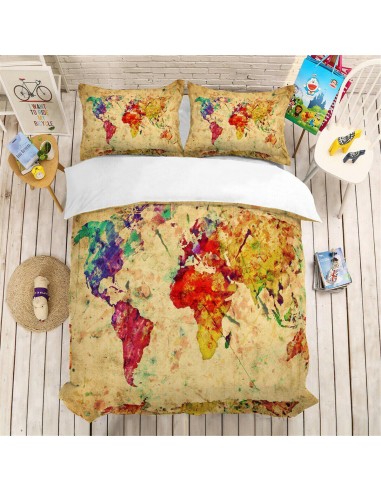 Globed world duvet cover online