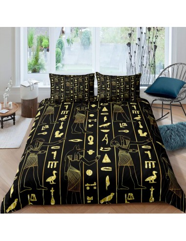 Hieroglyphe egypt duvet cover pas cher