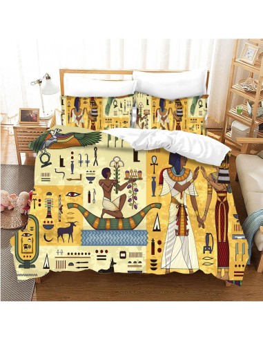 Egyptian duvet cover hantent personnes