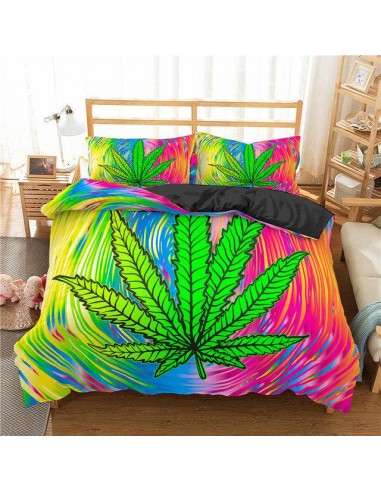 Psychedelic weed duvet cover vous aussi creer 