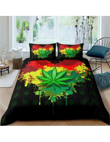 Jamaica weed duvet cover hantent personnes