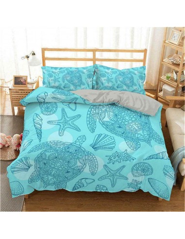 Blue shell turtle duvet cover online