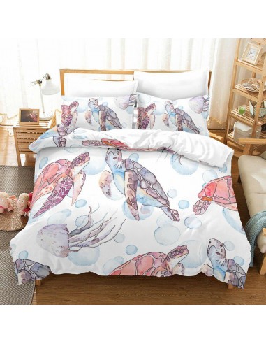 White Medusa Turtle Duvet Cover la chaussure