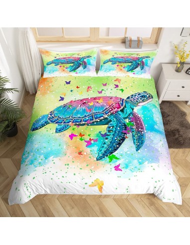 Multi -colored Dream Turtle Duvet Cover Paris Déstockage Promo