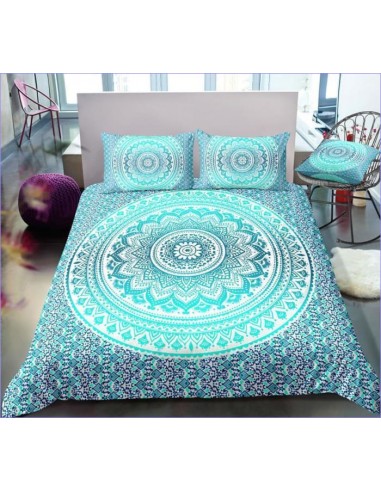 Housse de Couette Mandala Bleu turquoise à prix réduit toute l'année