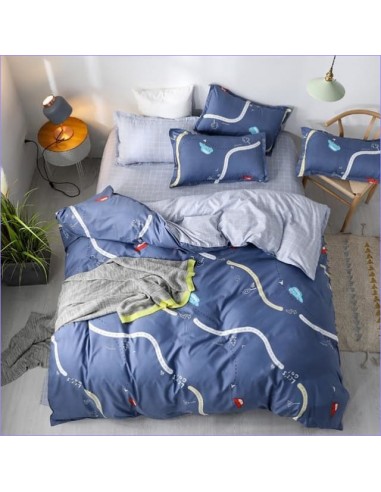 Housse de Couette petites Voitures brillant des détails fins