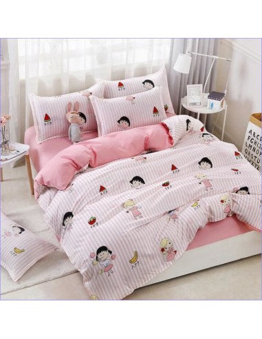 Housse de Couette Fille Style Manga Rose Le MVP de beaucoup