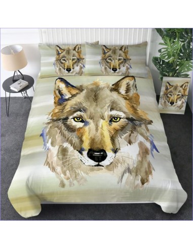 Housse de Couette Loup Beige online