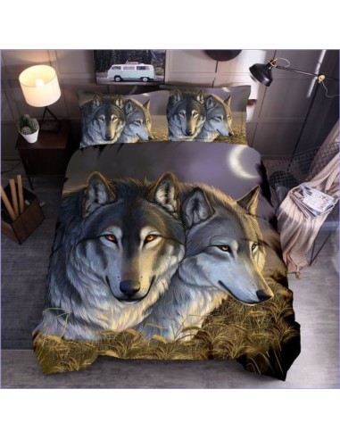 Housse de Couette Loup Style Dessin l'achat 