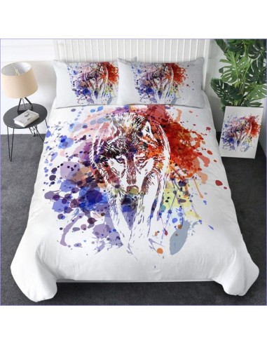 Housse de Couette Loup Style Peinture de la marque