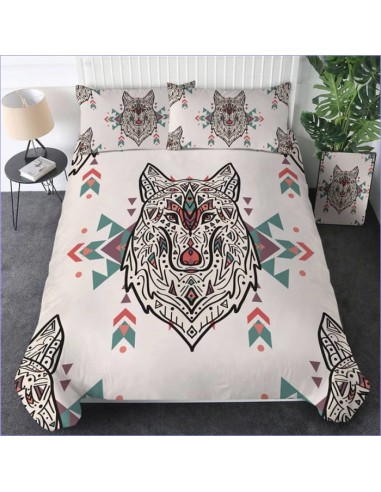 Housse de Couette Loup Ancestral Boho en ligne des produits 